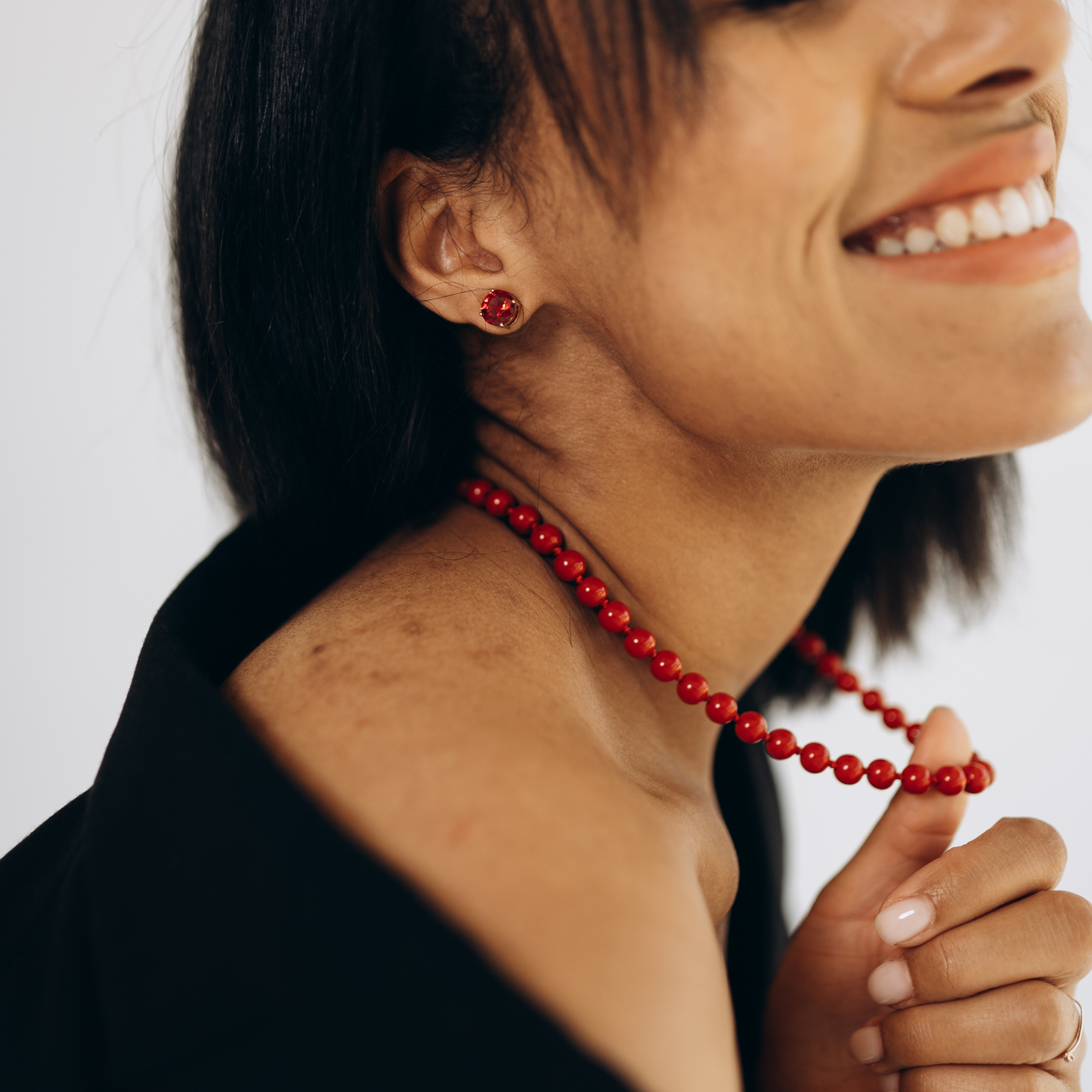 14K Gold Filled Ruby Earrings